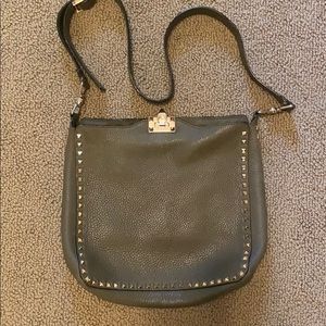 Valentino Large crossbody Hobo Bag In Forest green